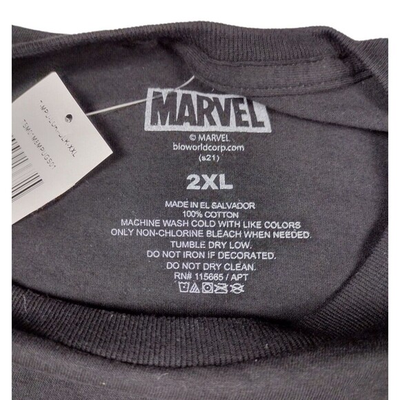 Marvel Loki Mens Size XXL Graphic Shirt Black Cotton Short Sleeve Crew Neck  NEW - Picture 3 of 5